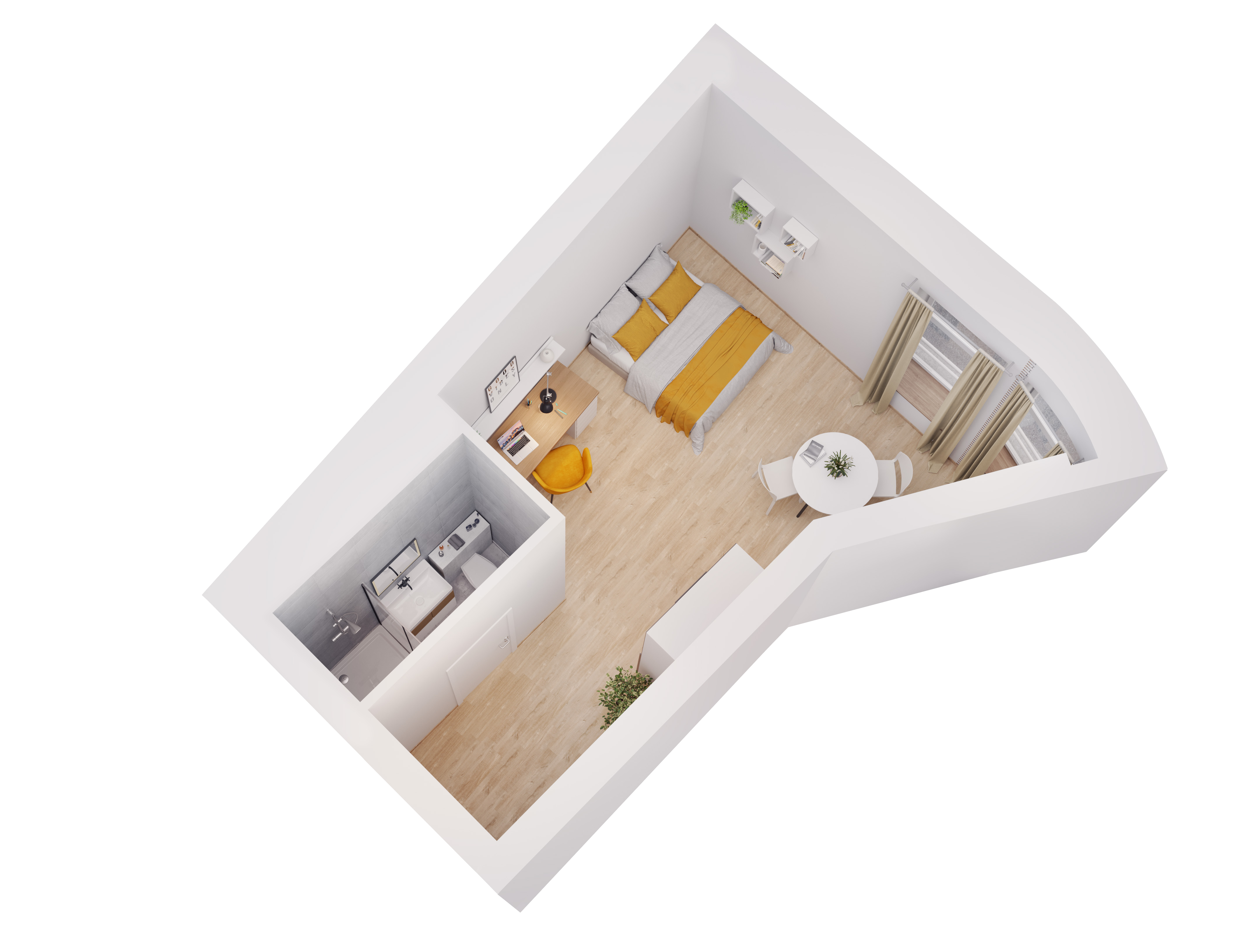 Shoebox comfort+ room